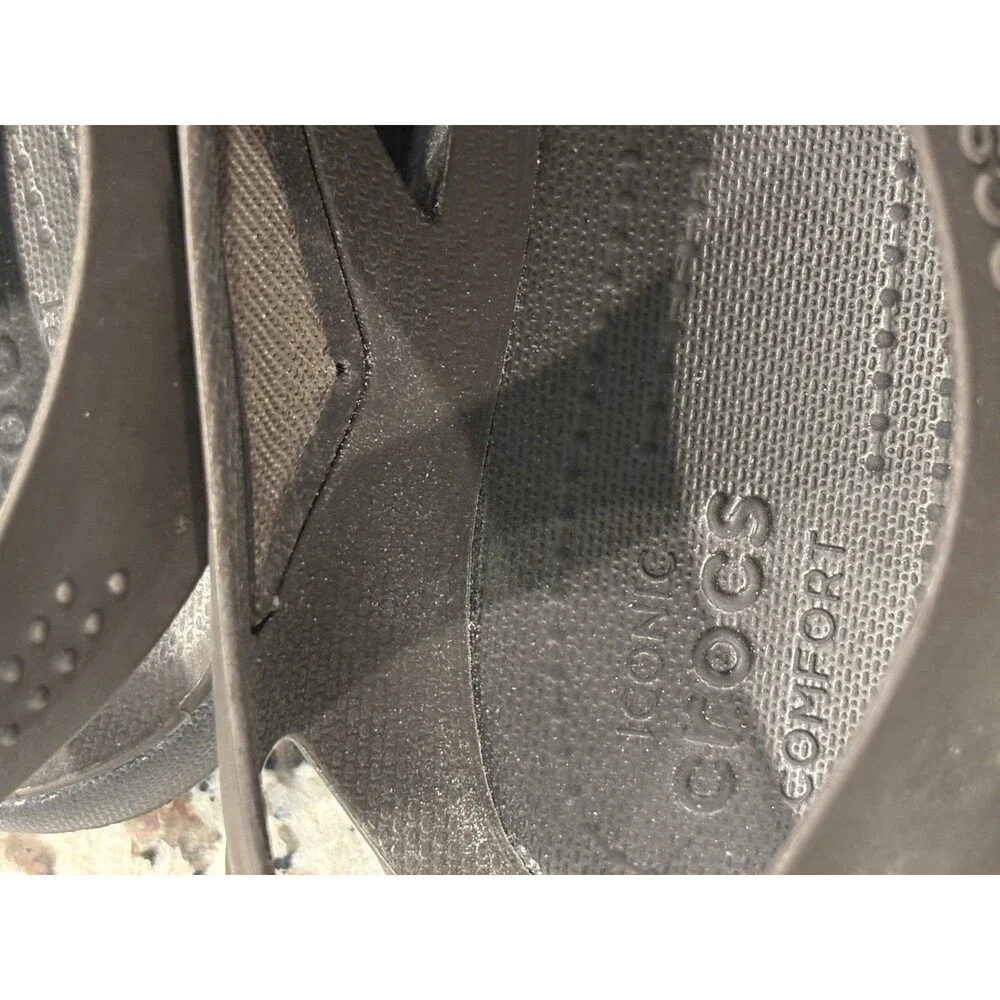 Crocs Swiftwater Wave Sandals Brown Mesh Slip On Water Shoes Men's Size 10